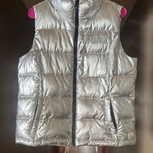 PINK Victoria's Secret Metallic Vest  NWOT